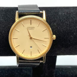 Designer Citizen Classy 6010-847971 KT Gold-Tone Round Analog Wristwatch