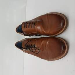 Steve Madden Birch Brown 5 Lace up Men's Leather Shoes Size 12