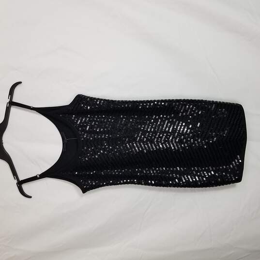 Guess Women Black Sequin Dress S NWT image number 2