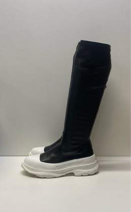 Azalea Wang Lois Black Knee High Platform Boot's Women's Size 7.5 alternative image
