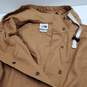 The North Face 1/4 Snap Brown Hooded Pullover Jacket Women's XL image number 2