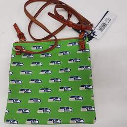 Dooney & Bourke Green Seahawk Triple Zip Crossbody Bag alternative image