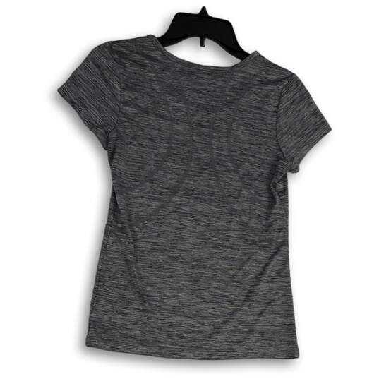 Womens Gray Scoop Neck Short Sleeve Stretch Pullover T-Shirt Size XS image number 2