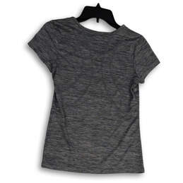 Womens Gray Scoop Neck Short Sleeve Stretch Pullover T-Shirt Size XS alternative image