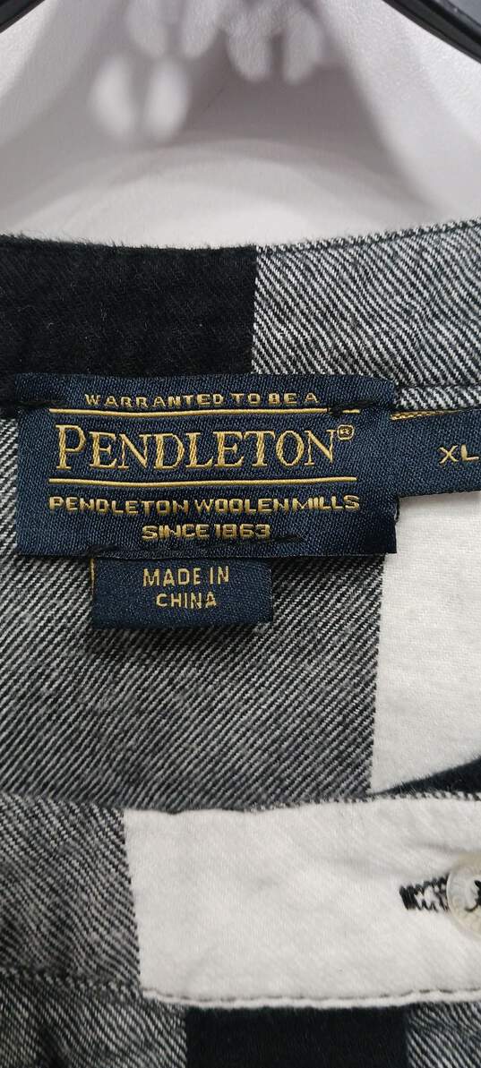 Women’s Pendleton Every Wear Flannel Plaid Shirt Sz XL image number 3