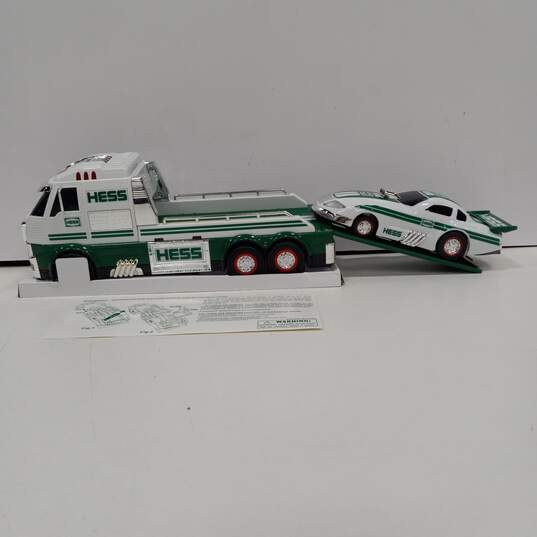 2PC of Hess Toy Truck Dragster Race Car & Racer Trucks - IOB image number 5