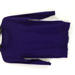 Vintage Women Crewneck Sweater Purple