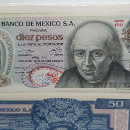 Vintage Mexico Paper Money Collection 3pcs. 20.0g alternative image