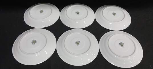 6 Noritake Rose Pattern China Bread Plates image number 4