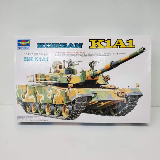 Trumpeter Korean K1A1 1/35 Scale Armoured Tank Vehicle Series  No. 031 Model Kit image number 1