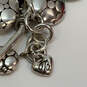 Designer Brighton Silver-Tone Crystal Stone Amazonite Link Chain Bracelet image number 4