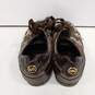 Michael Kors Women's Brown Monogram Leather/Textile Shoes Size 5M image number 4
