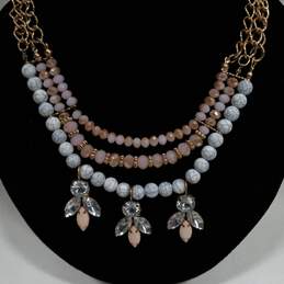 Assorted Faux Pearls & Gold Tone Fashion Costume Jewelry Set alternative image