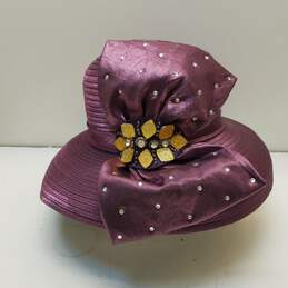 Mr. His Collection 6560 Women's Purple Sun Hat