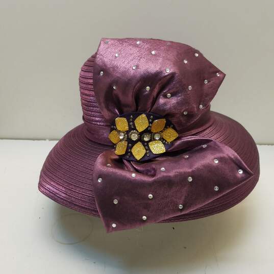 Mr. His Collection 6560 Women's Purple Sun Hat image number 1