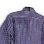 NWT Mens Multicolor Gingham Long Sleeve Collared Dress Shirt Sz 15.5 34/35 image number 3