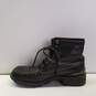 Banana Republic Black Leather Boots High Tops Men's Size 8 image number 2