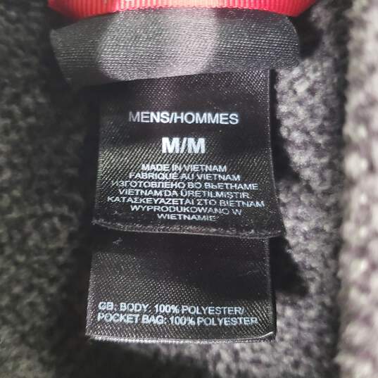 Mens Mock Neck Zipped Pocket Long Sleeve Full-Zip Jacket Size Medium image number 4