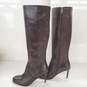 Coach Remi Semi Matte Calf Chestnut Women's Heeled Boots Size 6M w/ BOX image number 3