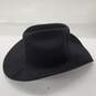 J.B. Dillon Black Felted Beaver Fur 8X Cattleman Western Cowboy Hat image number 2