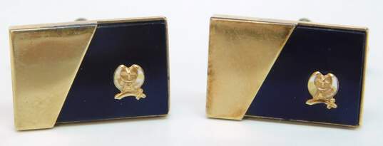 14K Yellow Gold Service Cufflinks 7.3g image number 1