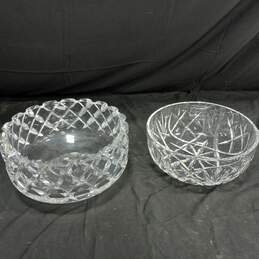 Two Lead  Crystal Bowls