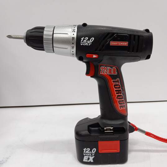 Craftsman Torque Electric Drill Mode No 315.114520 In Hard Case w/ Accessories image number 3