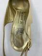 Authentic Bruno Magli Gold Slingback Heel W 7 image number 5