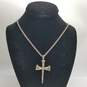 Sterling Silver Spike & Nail Pendant 24.5" Necklace 18.0g image number 1
