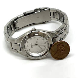 Designer Fossil PR-5115 Silver-Tone Stainless Steel Round Analog Wristwatch alternative image