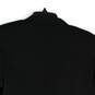 NWT Women Black Long Sleeve Zipper Pocket Open Front Blazer Size 8 image number 4