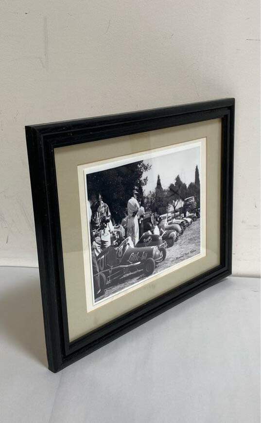 Memorial Park, Upland Photography of Racing Cart Signed. Matted & Framed image number 2