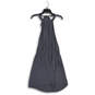 NWT Womens Blue Polka Dot Sleeveless Halter Neck Pullover A-Line Dress Sz L image number 1