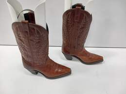 Laredo Pull On Western Style Pointed Toe Leather Boots Size 7M alternative image