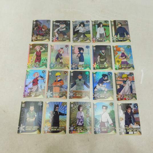 Rare Naruto TCG Lot of 20 Textured Secret Rare Rare Cards image number 1
