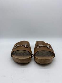 Gucci Brown Slip-On Sandal Women 5.5