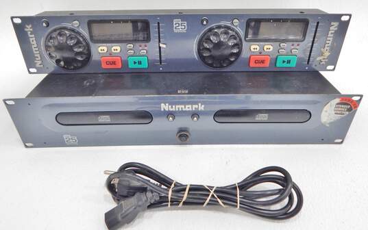 Numark Model CDN-25 Professional Dual CD Player w/ Power Cable (Parts and Repair) image number 1