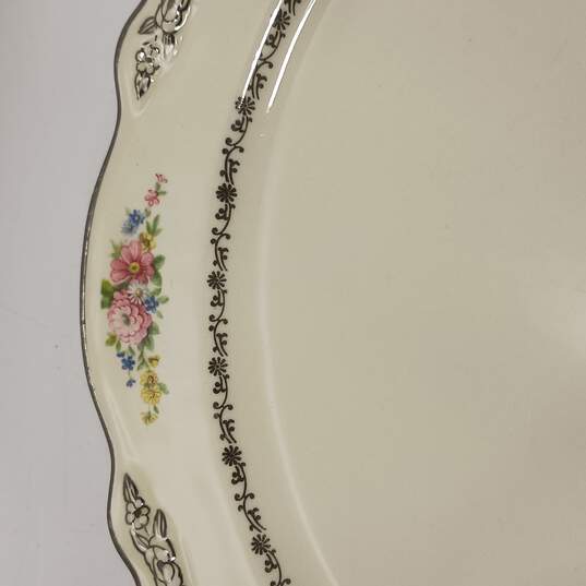 Homer Laughlin 'Virginia Rose' Set of 5 Dinner Plates image number 5