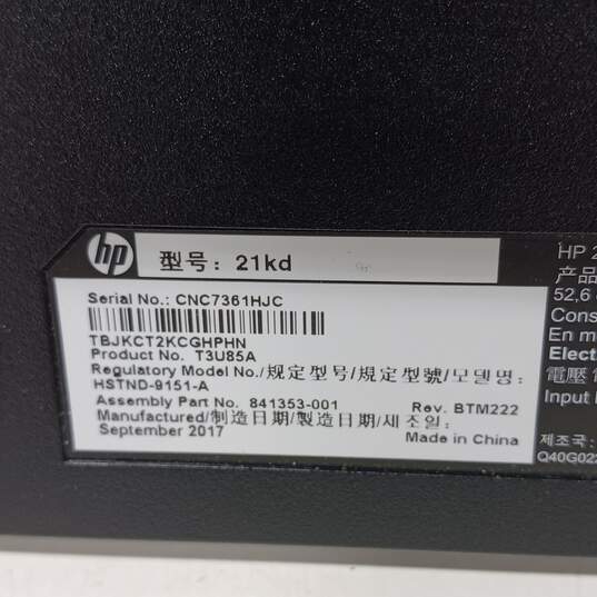HP 21KD Display LED Backlit Monitor image number 4