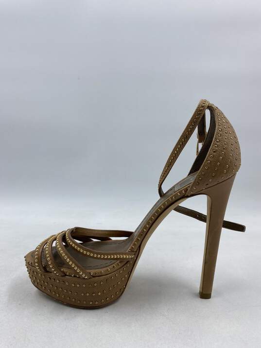 Authentic Christian Dior Brown Platform Heel Women 6.5 image number 2