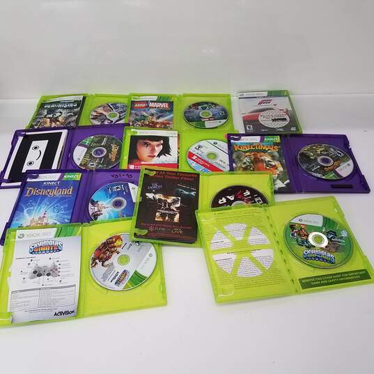 Xbox 360 Video Games Lot w/ Skylanders, Mirror's Edge, +++ image number 3