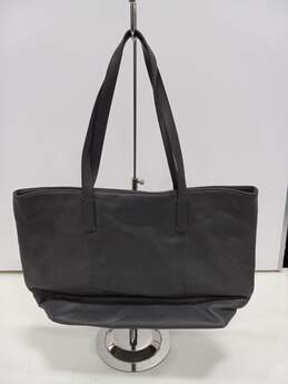Cole Haan Gray Pebbled Leather Tote Bag Purse
