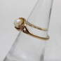 Stamper 10K Black Hills Gold Pearl Ring Size 5.75 - 1.9g image number 4