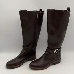Tommy Hilfiger Womens Brown Frankly 2 Tall Side Zipper Knee High Boots Size 8.5M alternative image