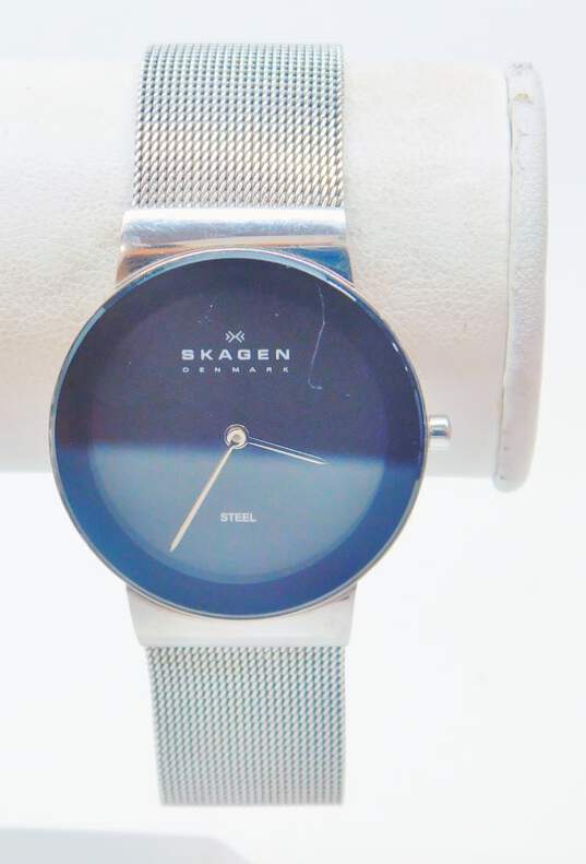 Skagen Denmark Mesh Band Stainless Steel Watches 126.9g image number 2
