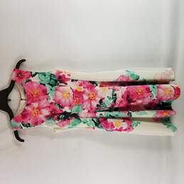 Vince Camuto White Floral Dress 4