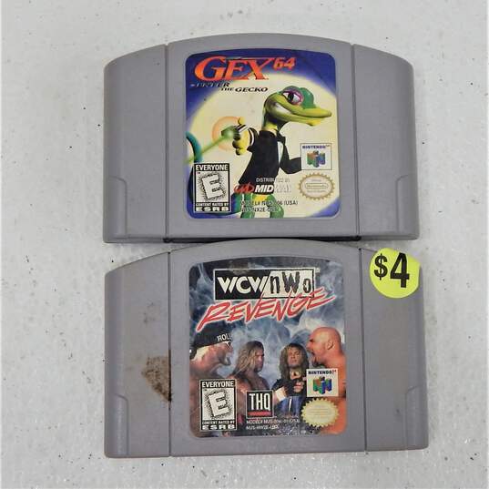 Nintendo 64 N64 w/4 Games Gex 64 image number 13