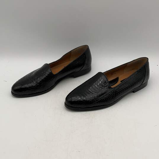 Giorgio Brutini Mens Black Animal Print Round Toe Slip-On Loafer Shoes Size 10 image number 1