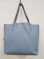 Kate Spade All Day Gallery Leather Blue Tote Bag image number 1