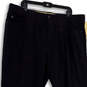 NWT Mens Blue Corduroy Pockets Regular Fit Straight Leg Ankle Pants Size 42 image number 4